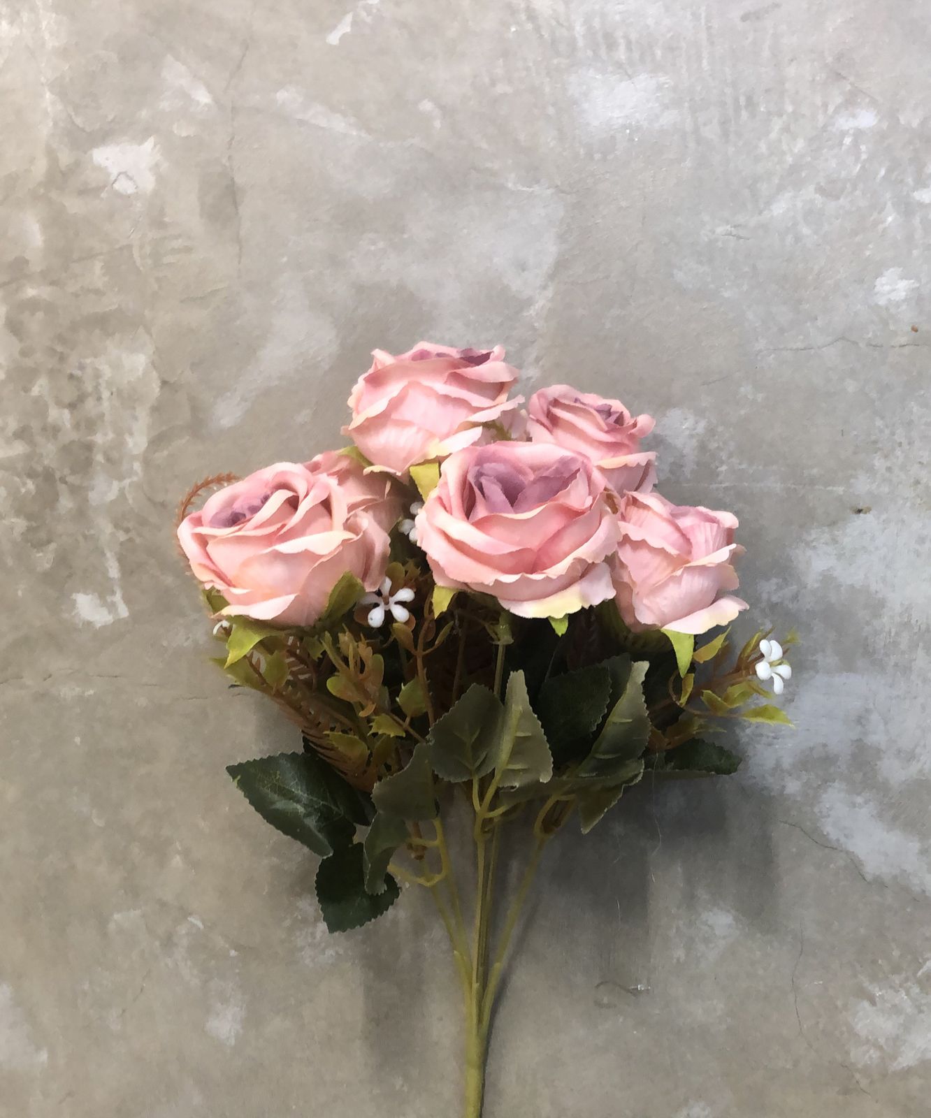 Buquê de Rosas - Rosa Escuro de 32cm
