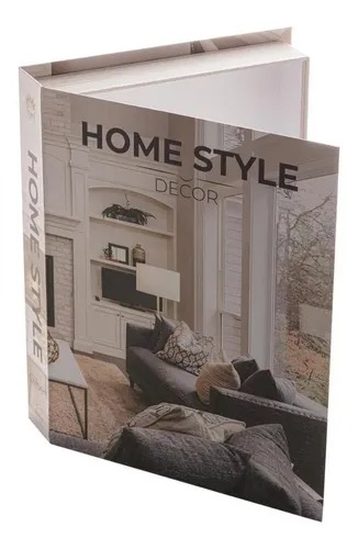 Caixa Livro Home Style Papel Rigido 30x24x5cm