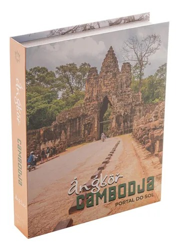 Caixa Livro Cambodja Papel Rigido 30x24x5cm