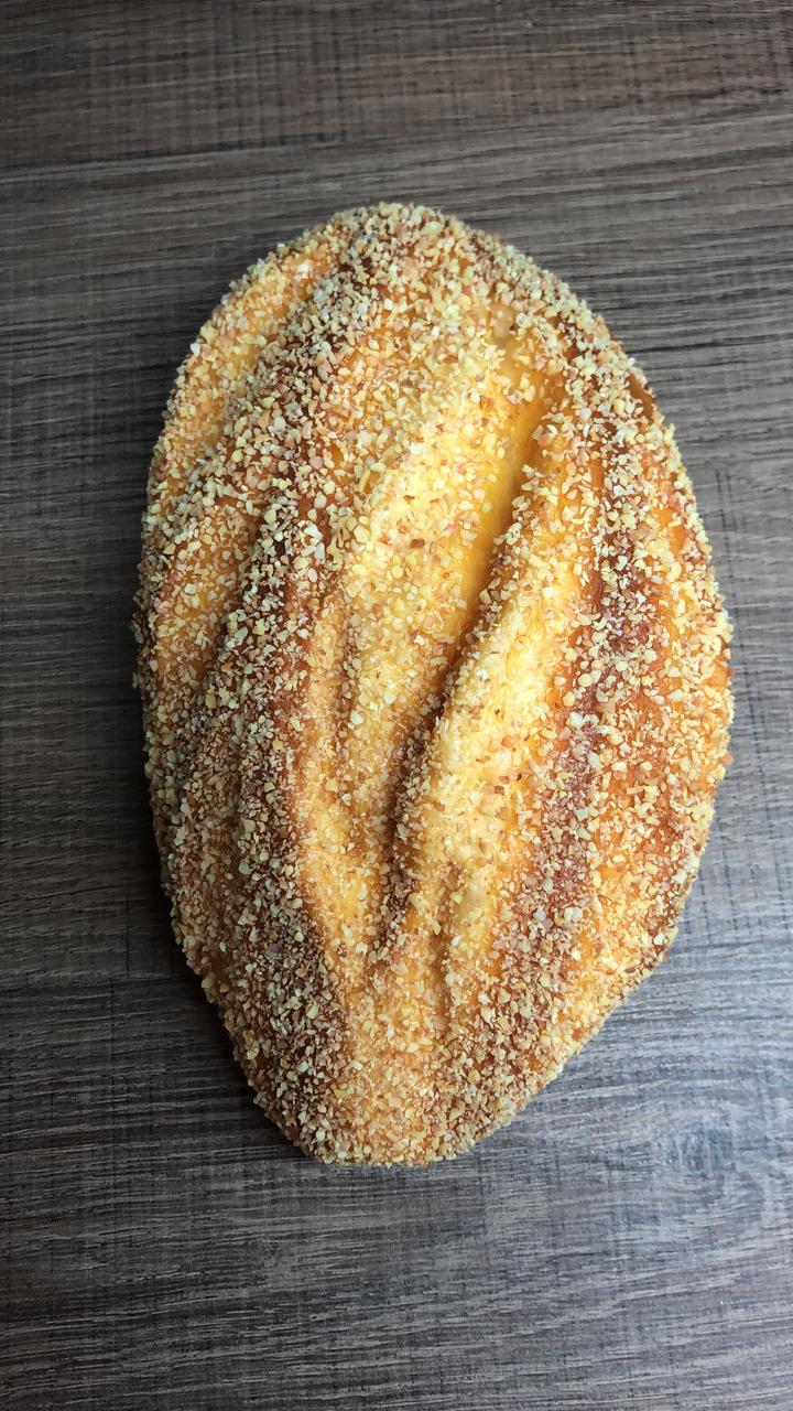 Pão Francês com Grãos Decorativo Emborrachado 22x17cm