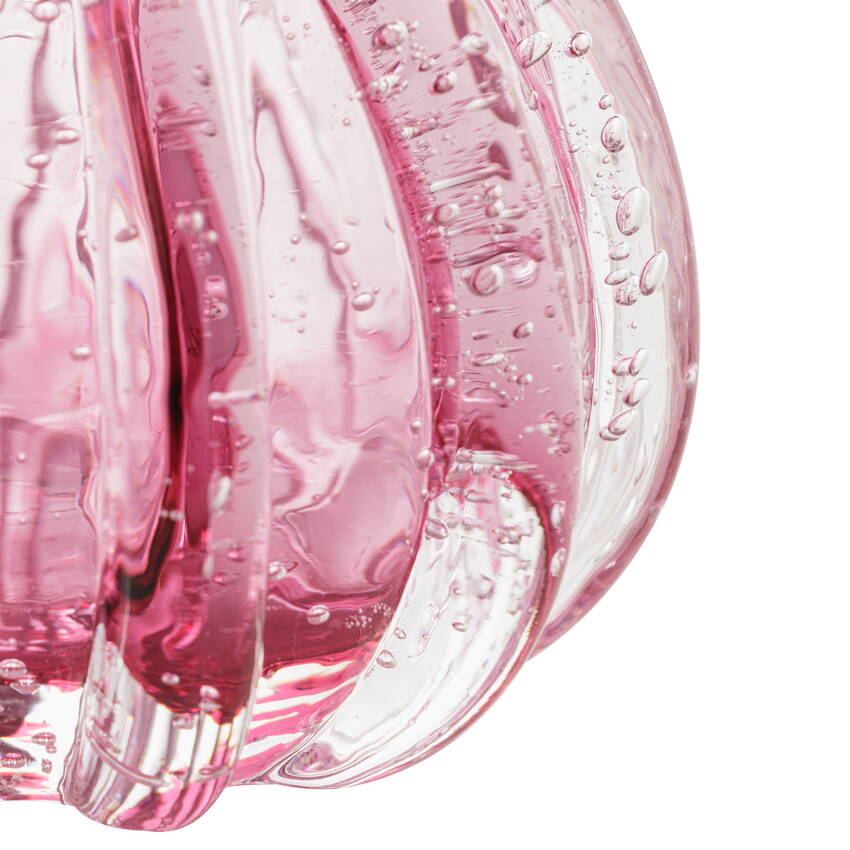 Vaso de Vidro Italy - Pink de 13x11,5cm