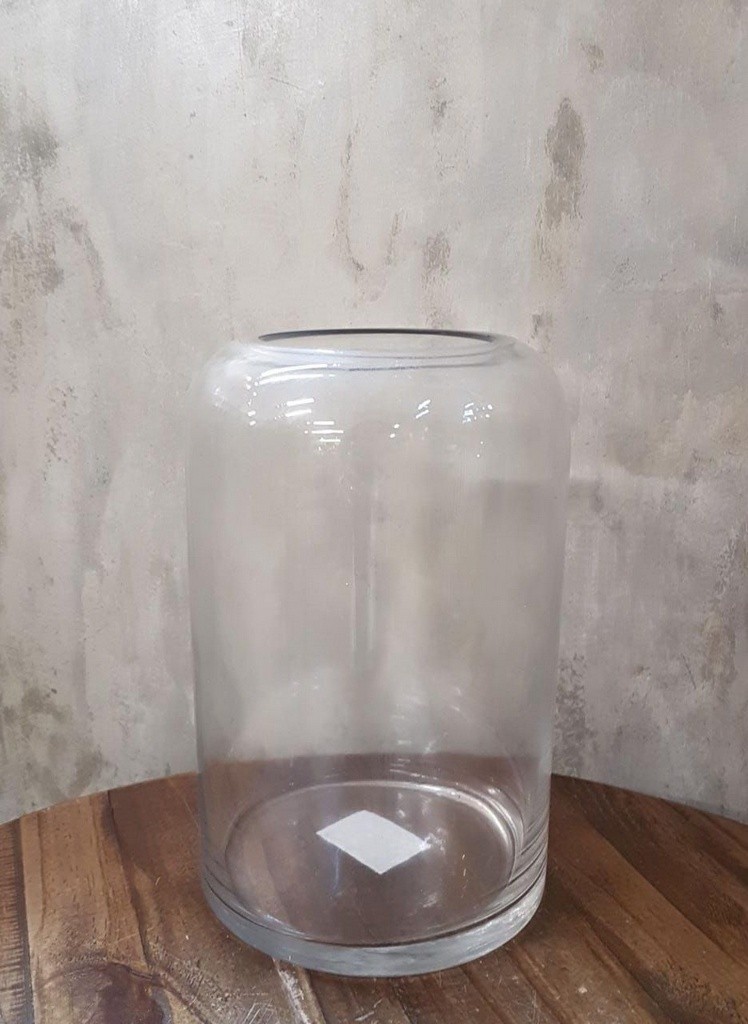 Vaso de Vidro 20x12,5x8cm