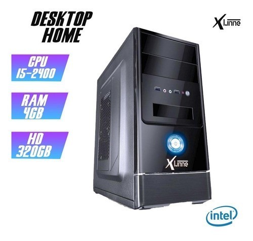 Desktop 1155 Home I5 2400 DDR3 4GB HD 320Gb X-Linne