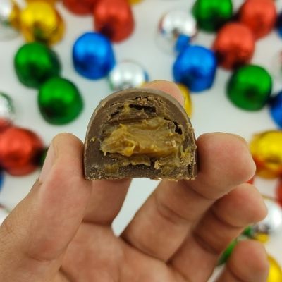 Caixa de Madeira Te Amo Presente Pelúcia Chocolates Gourmet