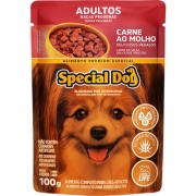 Ração Úmida Special Dog Sachê Carne para Cães Adultos 100gr Caixa c/ 12 Un.