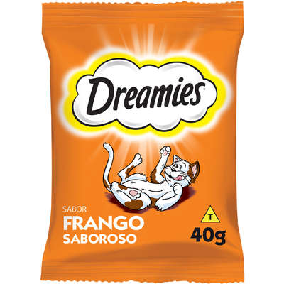 Petisco Dreamies Frango para Gatos Adultos 40g
