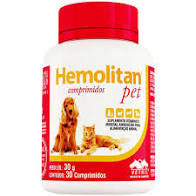 Suplemento Vitamínico Hemolitan Pet 30 Comprimidos