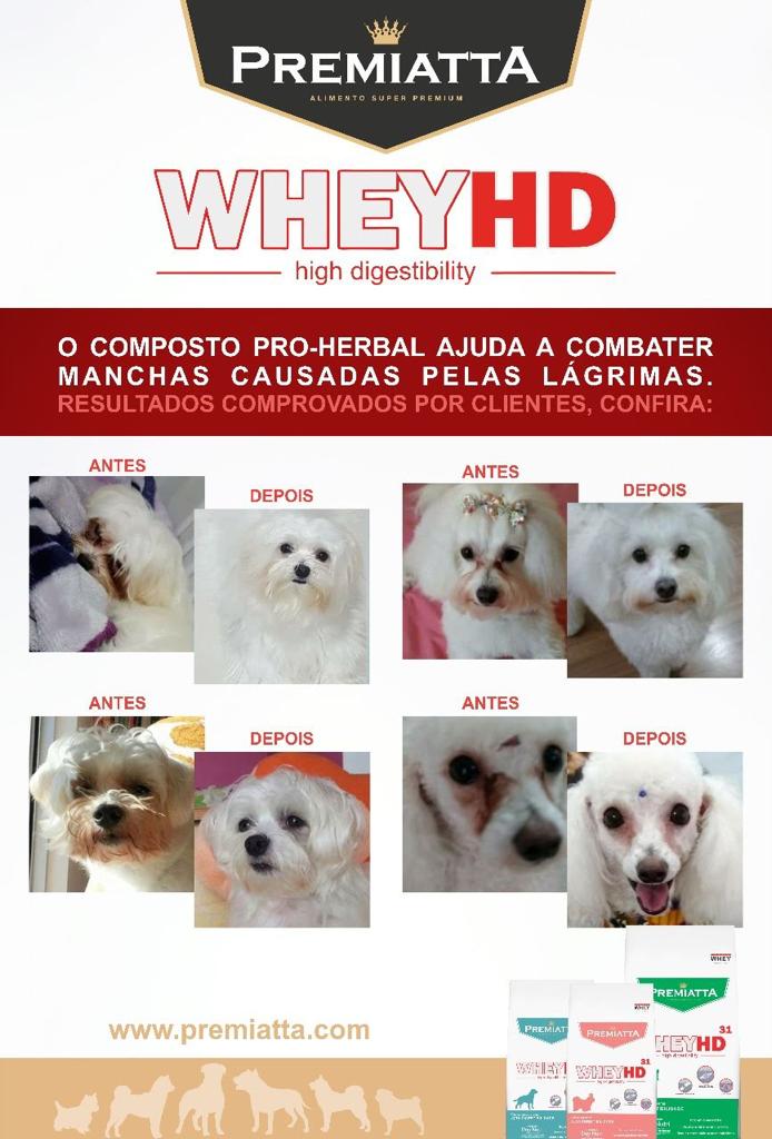 Ração Premiatta Whey HD para Cães Adultos Raças Pequenas 3 Kg