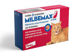 Vermifugo Milbemax Para Gatos 2 A 8 Kg - 2 Comprimidos