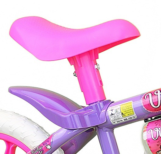 Bicicleta Aro 12 Infantil Nathor Violet - Lilás / Rosa