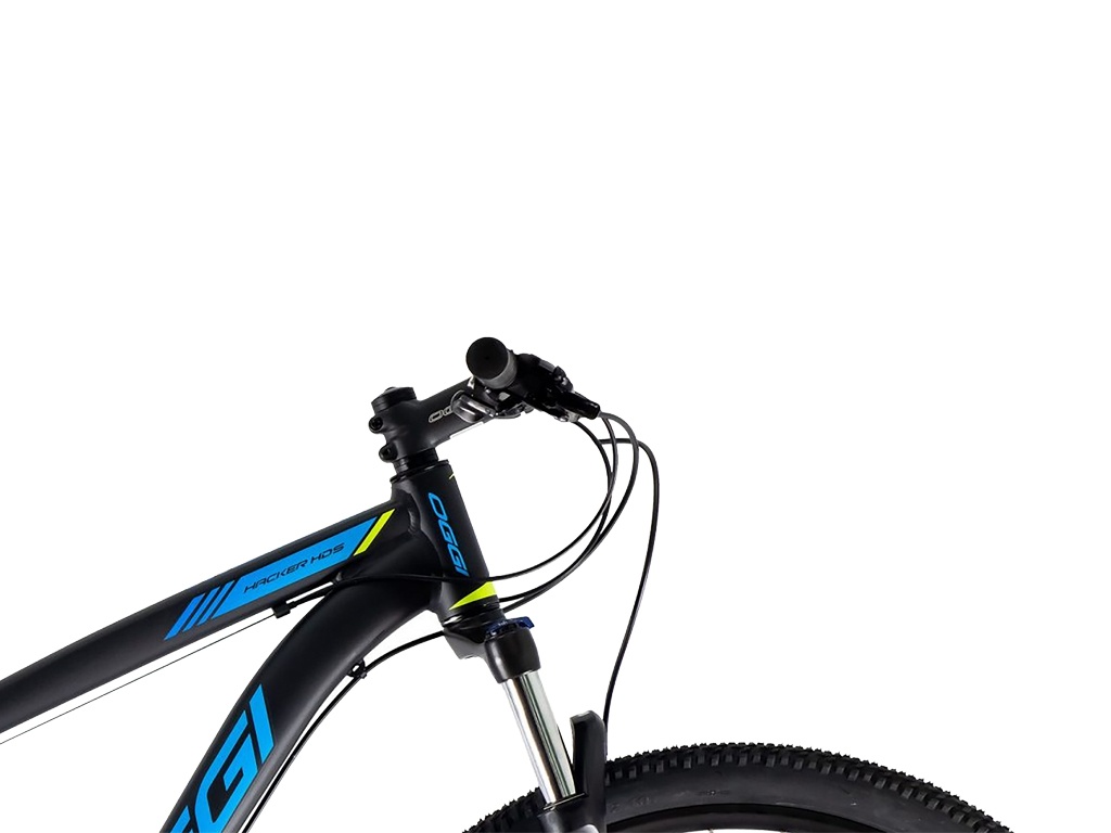 Bicicleta MTB Aro 29 Oggi Hacker HDS 2021 - Preto / Azul