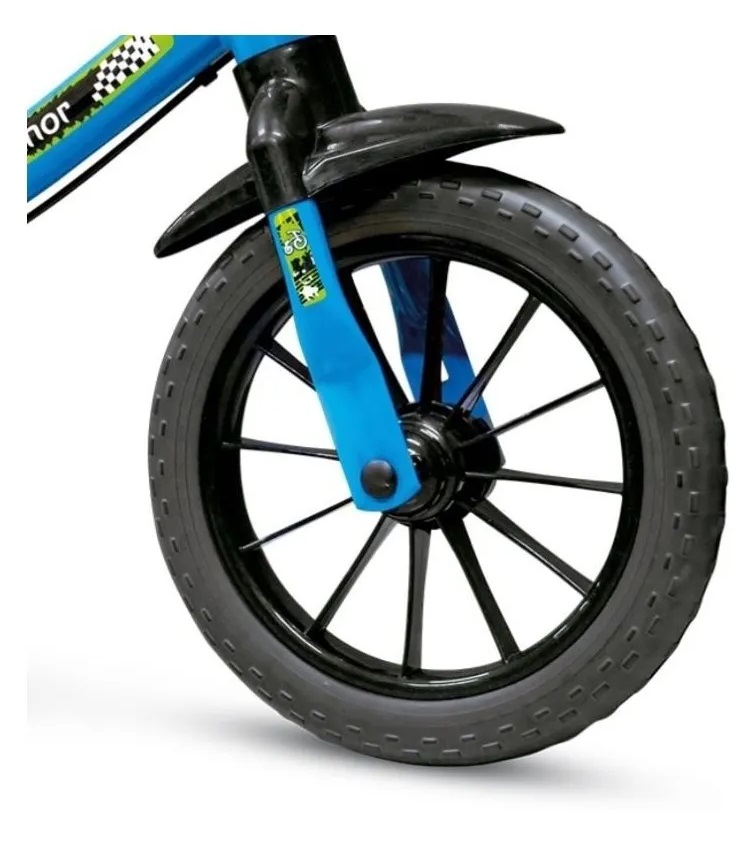 Bicicleta Balance Infantil Aro 12 Sem Pedal Nathor Azul