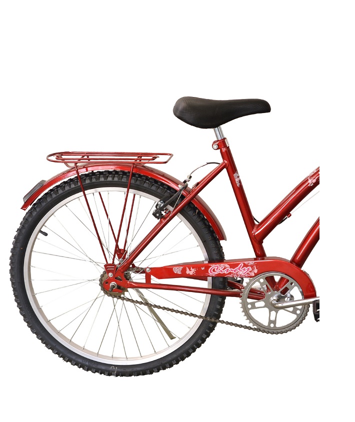 Bicicleta Infantil Passeio Calil Cindy Aro 24 Feminina - Vermelho