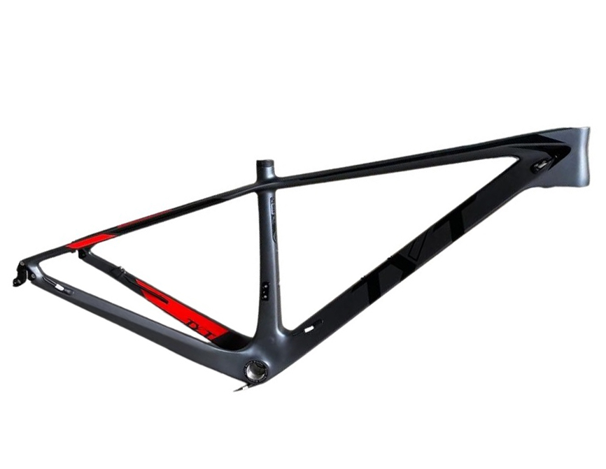 Quadro Bicicleta Carbono TYT Aro 29 MTB Series - Cinza / Vermelho