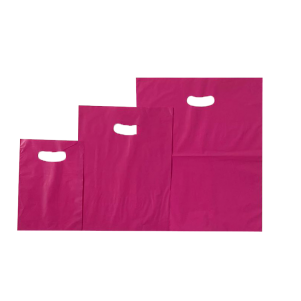 Sacola Plástica Boca de Palhaço 20x30 Rosa Pink 100 Unidades