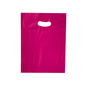 Sacola Plástica Boca de Palhaço 30x40 Rosa Pink 100 Unidades