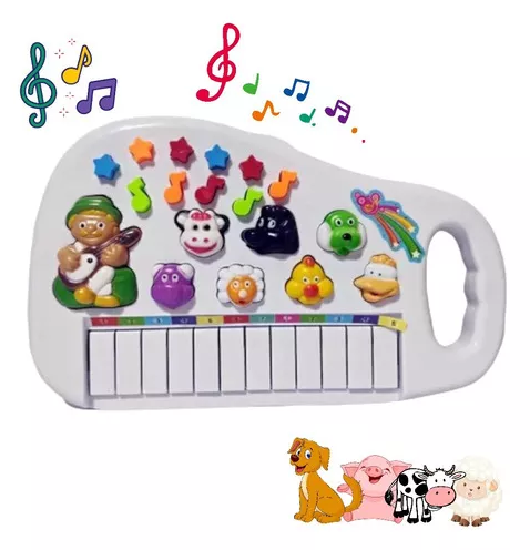 Piano Musical Infantil Sr. Lobato - COORDENAÇÃO MOTORA - Nina Brinca -  Brinquedos Educativos e Jogos Pedagógicos