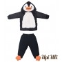 Conjunto infantil C/Capuz Caress/Pele Agata Pinguim