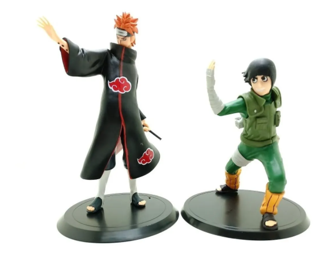 Kit 2 Action Figure Pain + Rock Lee Naruto 45% Off Dxtra
