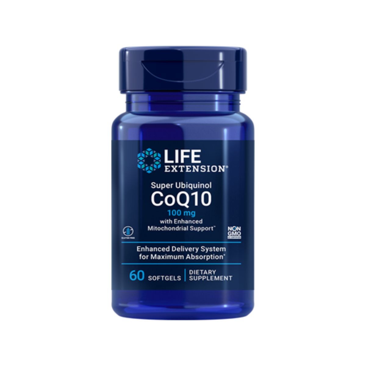 COQ10 (Super Ubiquinol) 100mg 60caps -  Life Extension