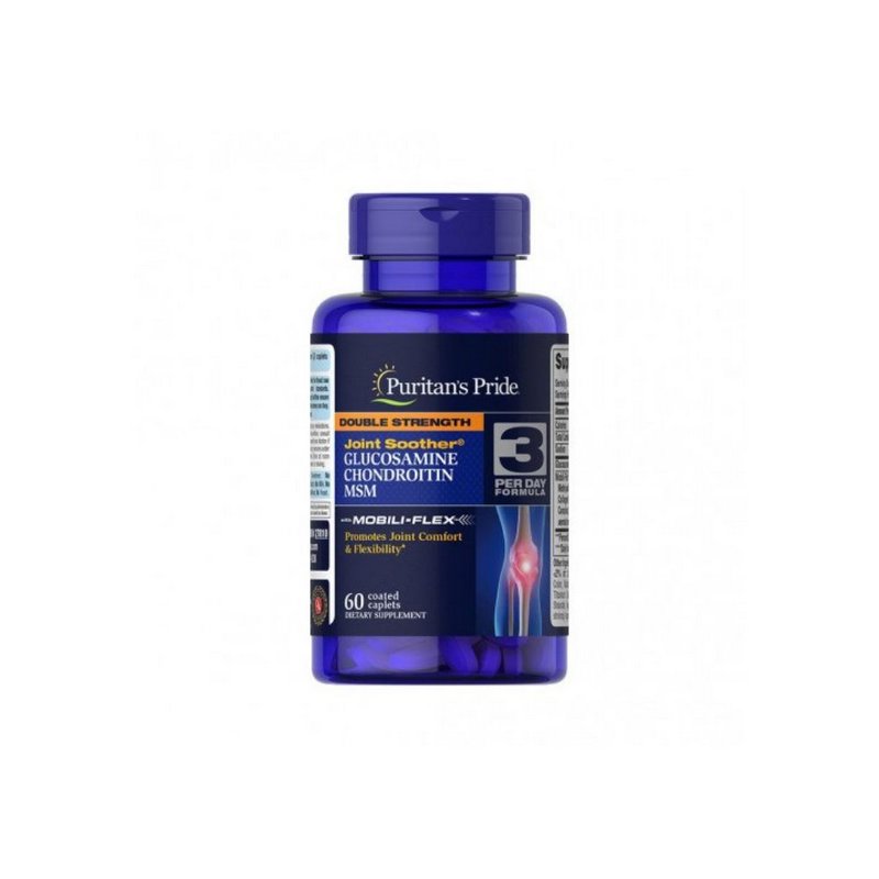 Glucosamine, Chondroitina & MSM Joint Soother® 60 capsulas - Puritans Pride