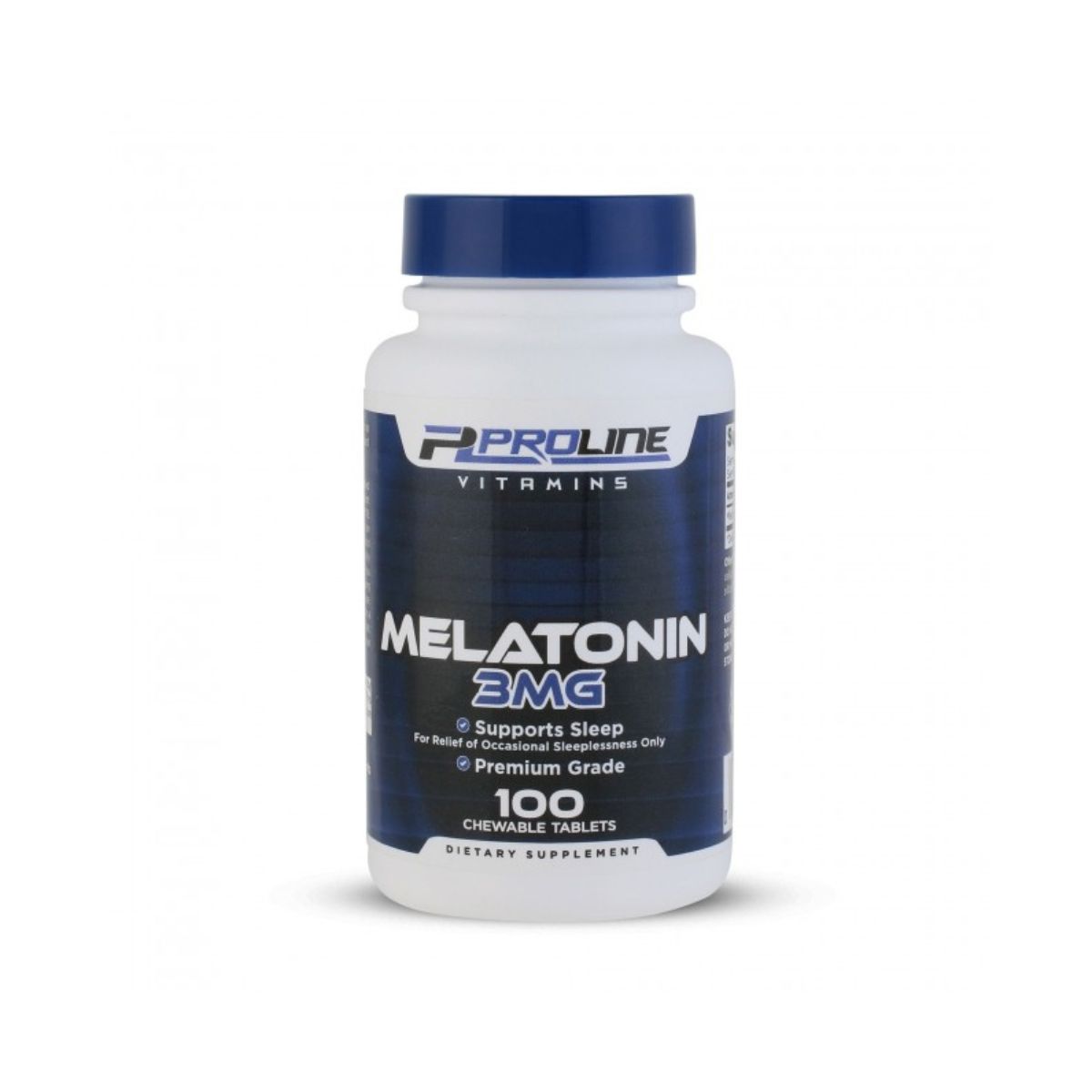 Melatonina 3mg 100 Chewable tablets - Proline Vitamins