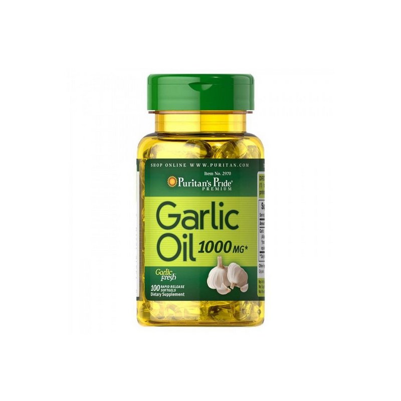 Oleo de Alho Garlic Oil 1000 mg - Puritans Pride