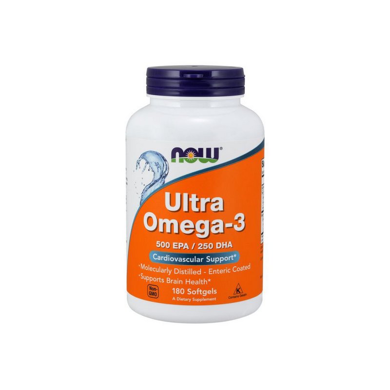 Ultra Omega 500EPA/250DHA 180 Caps -  Now Foods