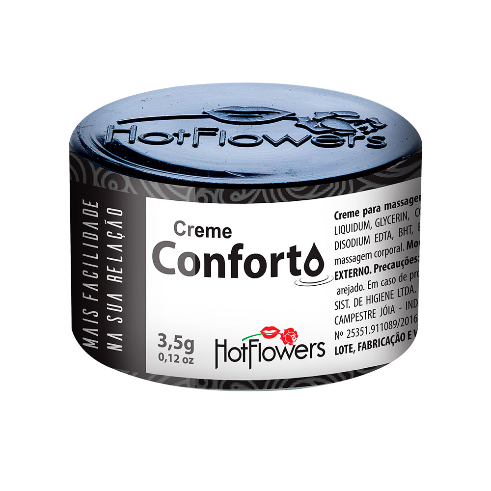 Creme Conforto Facilitador 3,5g - Hot Flowers