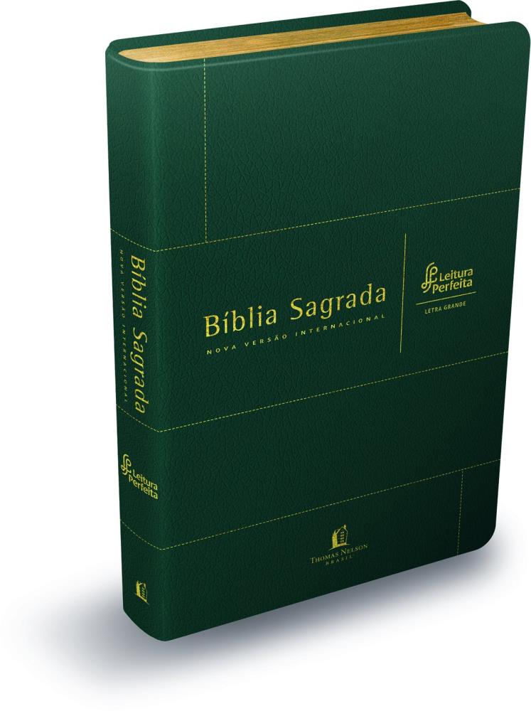 BIBLIA NVI LEITURA PERFEITA CP LUXO GRANDE - VERDE