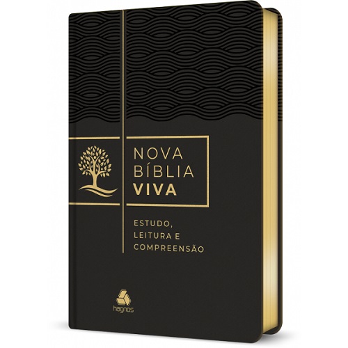 NOVA BIBLIA VIVA ESTUDO LEITURA E COMPREENSAO CP LUXO - PRETA