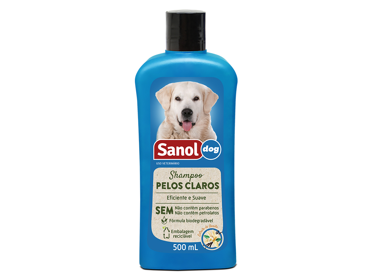 Shampoo Pelos Claros Sanol 500 ml