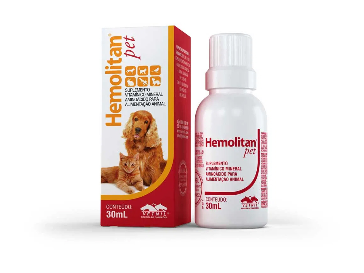 Suplemento Vitamínico Hemolitan Pet