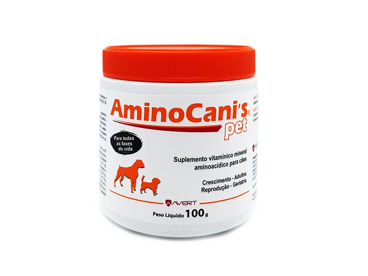 Suplemento Vitamínico Para Cães Aminocani's Pet 100 g