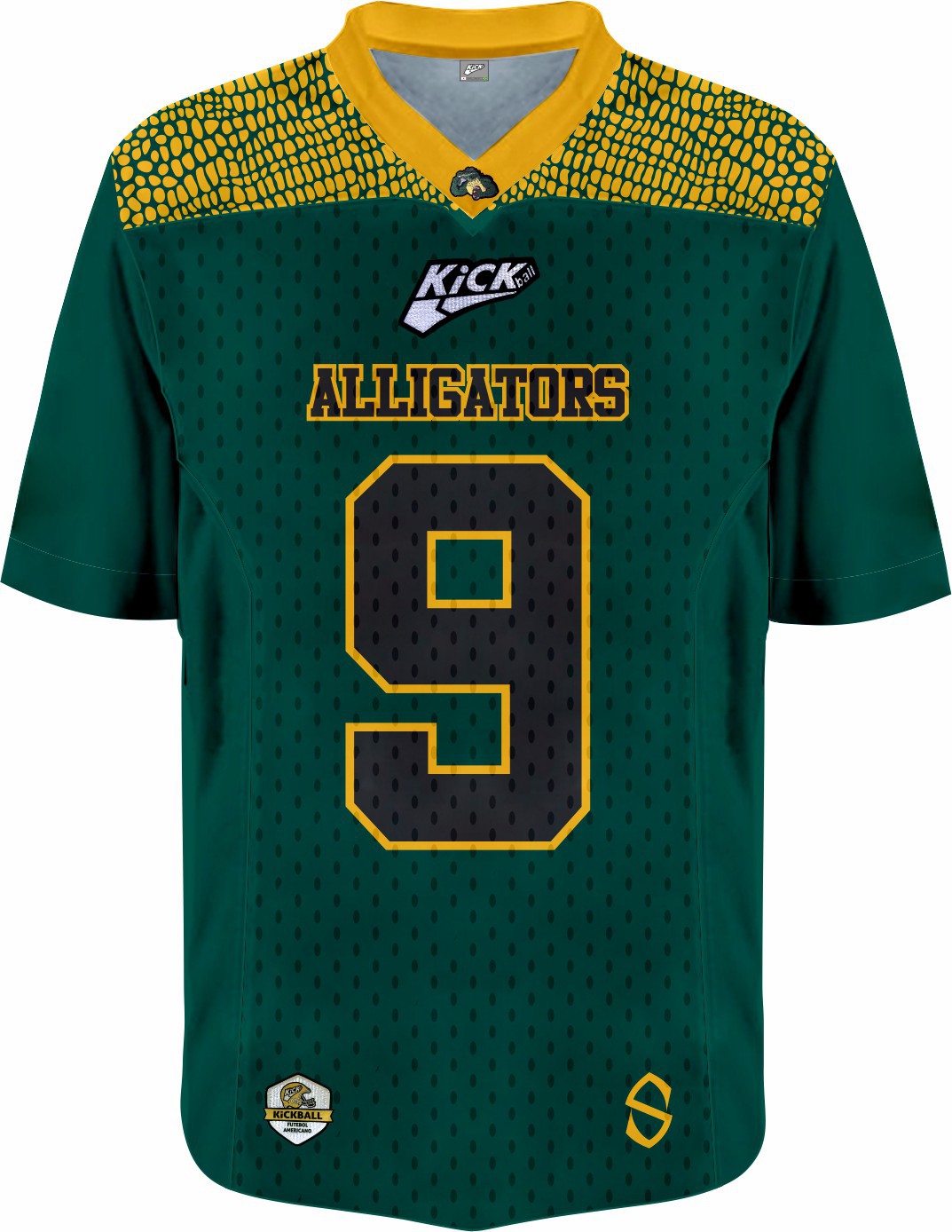 Camisa Of. Alligators Football Jersey Plus Masc. Mod1