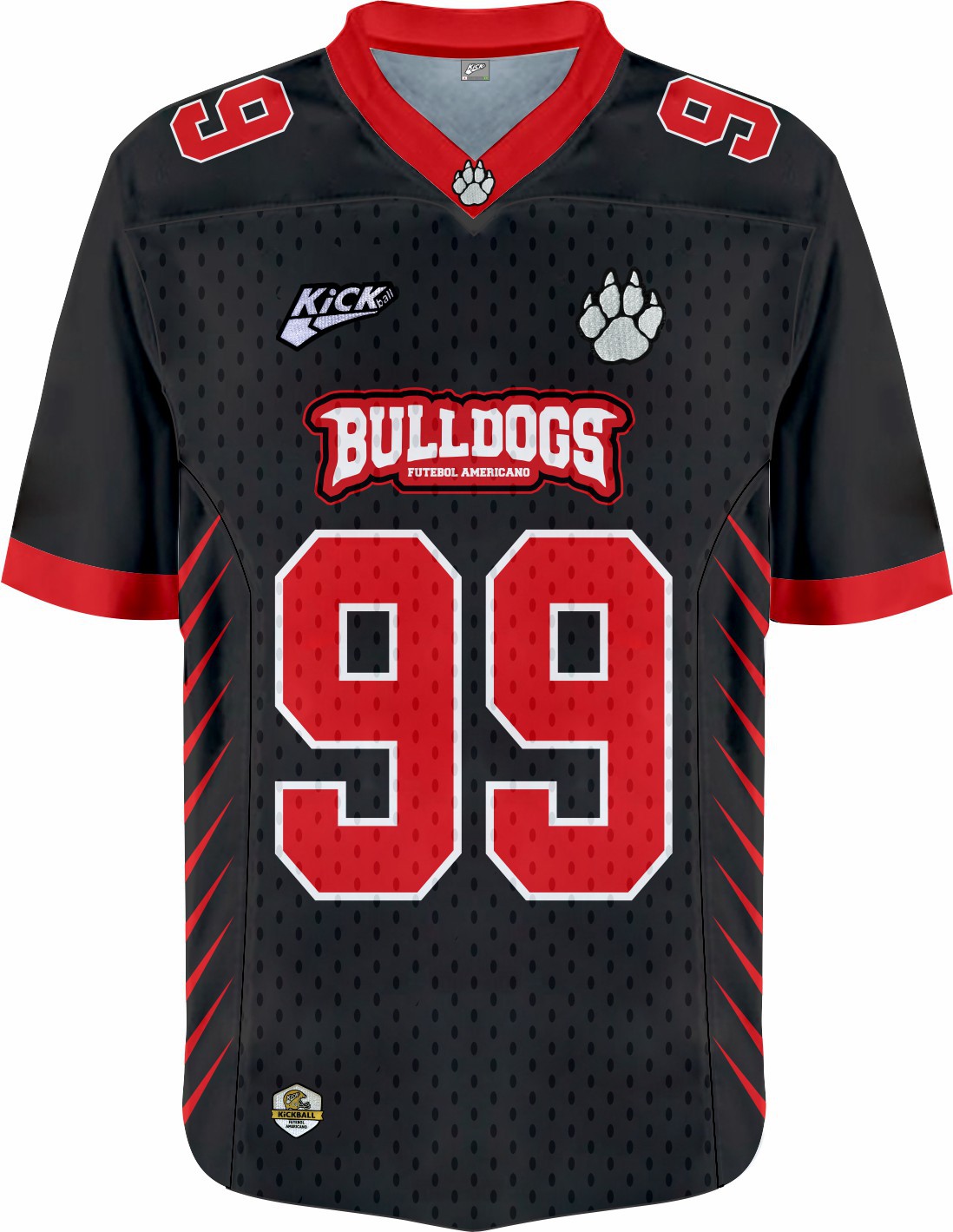 Camisa Of.  Bulldogs F. A. Jersey Plus Inf. Mod1