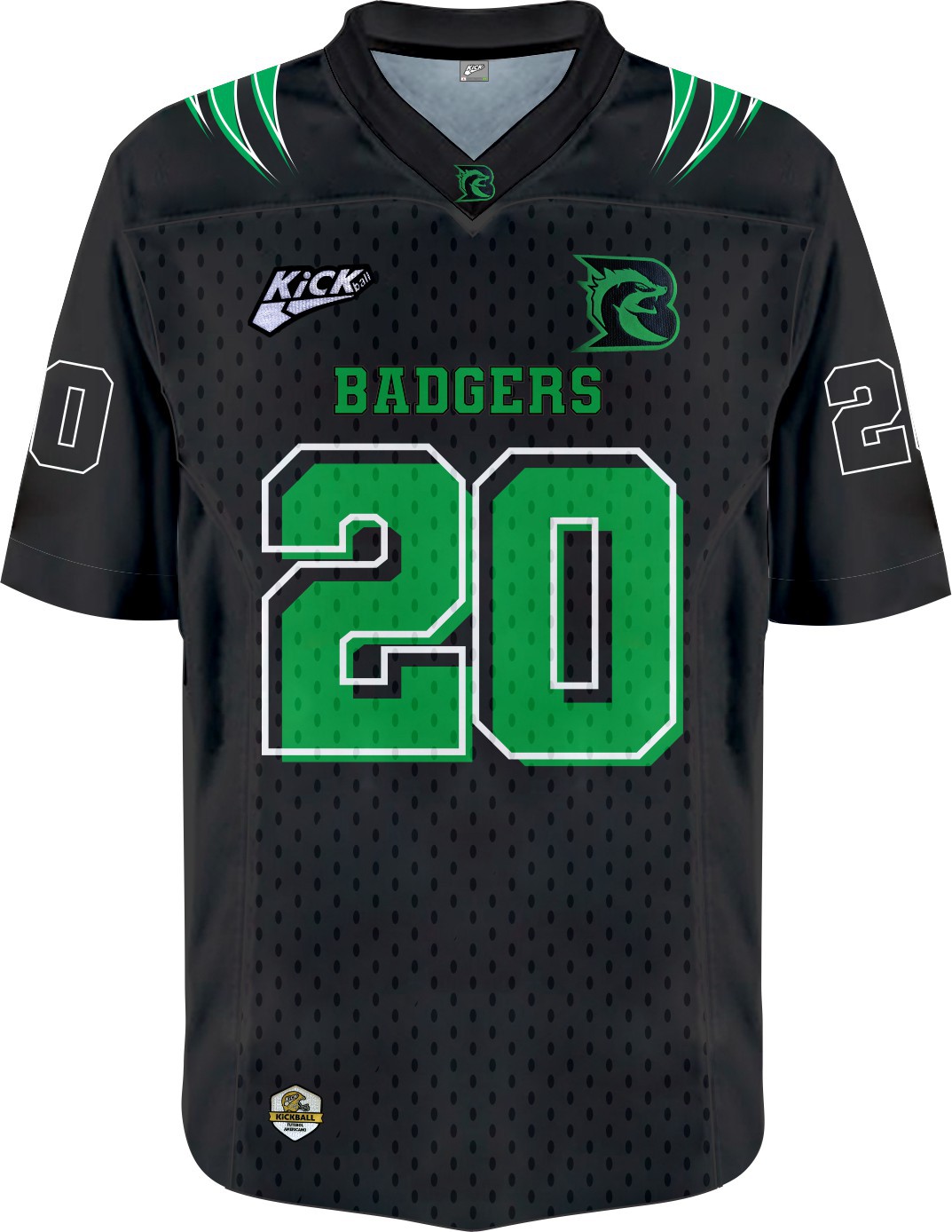 Camisa Of.  Chapecó Badgers Jersey Plus Inf. Mod1