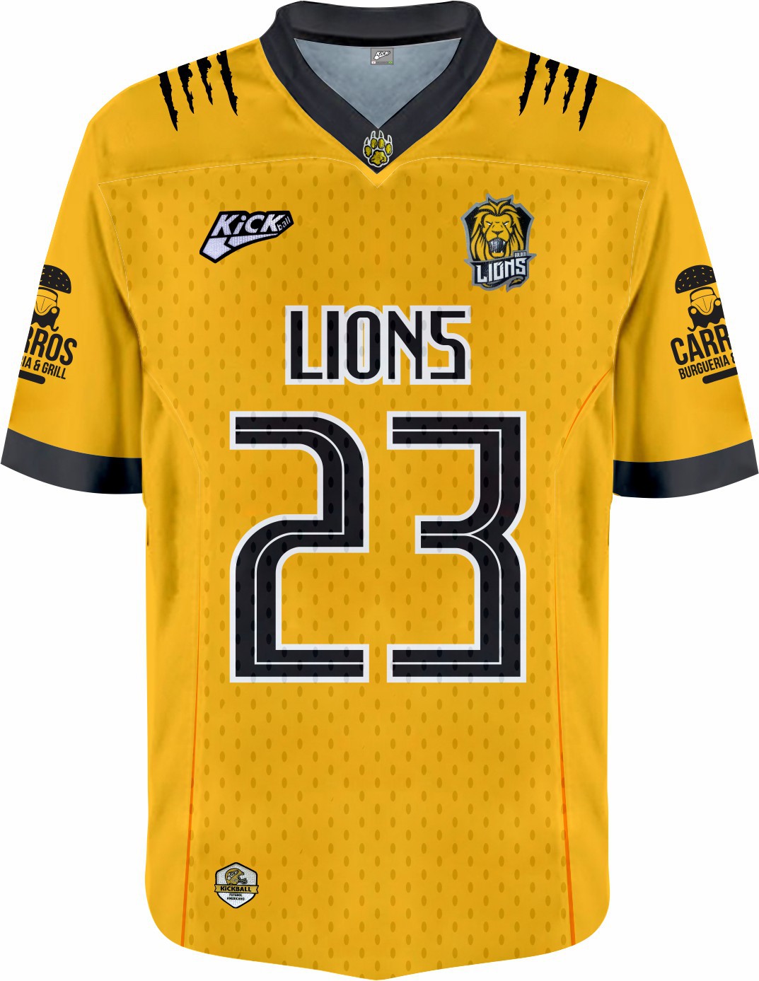 Camisa Of. Golden Lions Jersey Plus Fem. Mod1