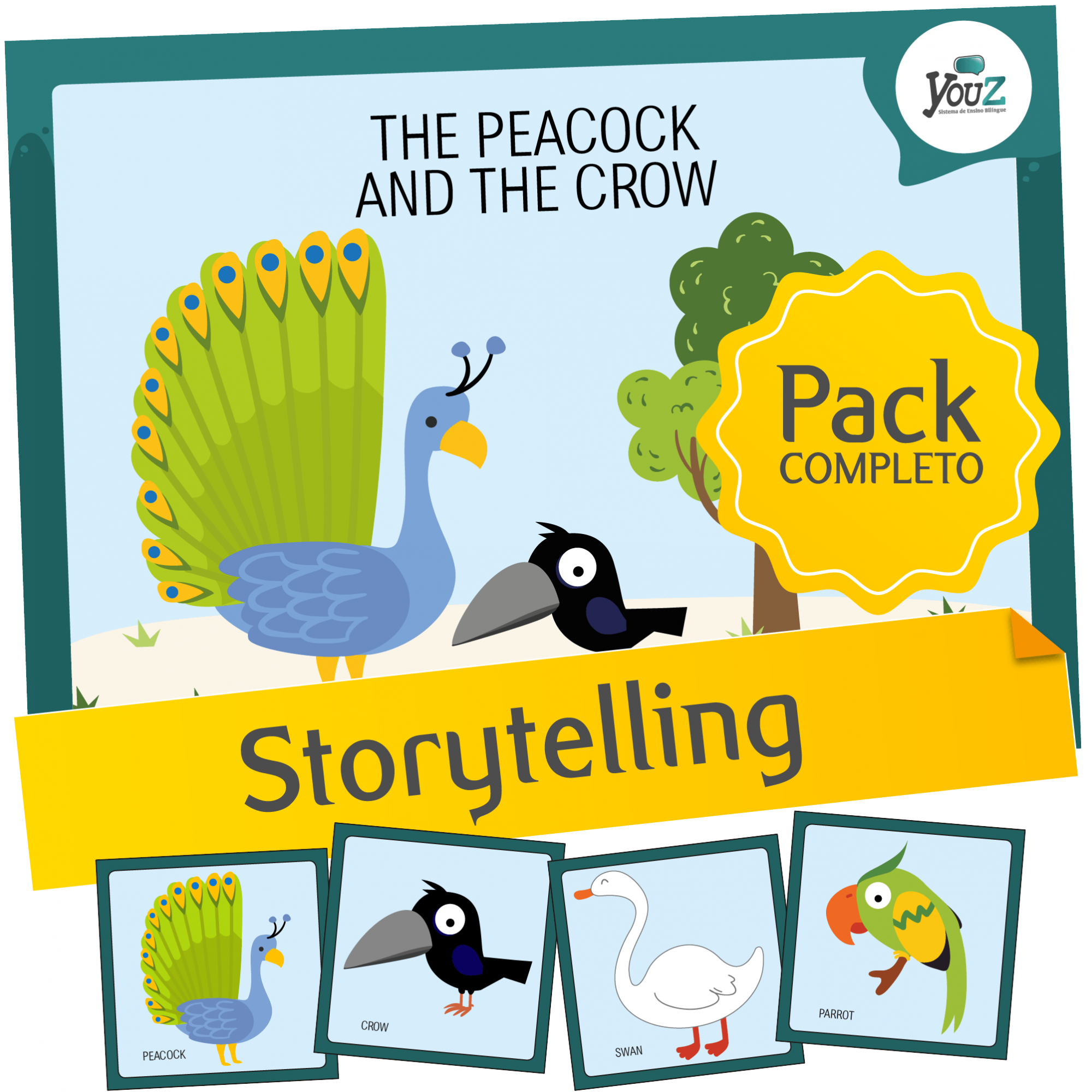 The Peacock and the Crow - Storytelling activities