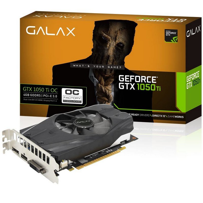 Placa de Video Geforce GTX 1050 ti 4gb 128bits