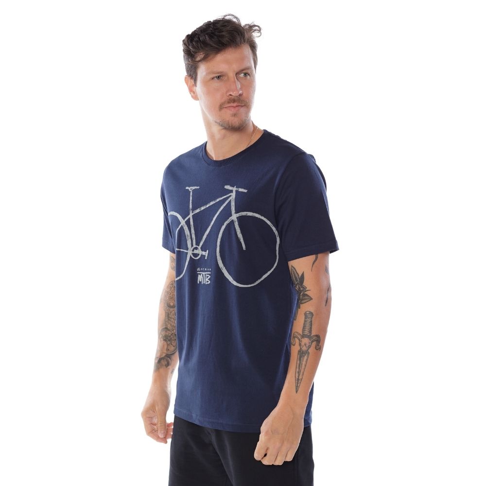 Camiseta Go Bike Casual Ciclismo MTB Classic Azul