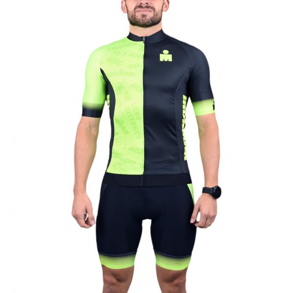 Camisa Ciclismo Woom Masculina - Ironman - Preto/Verde