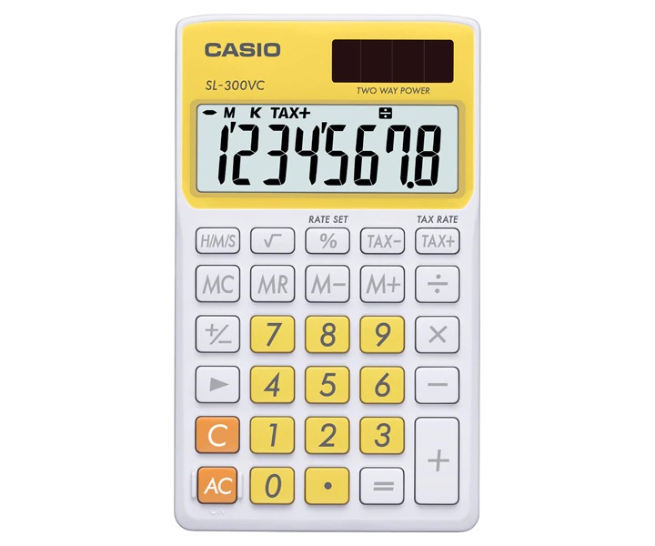 Calculadora CASIO Fresh Yellow