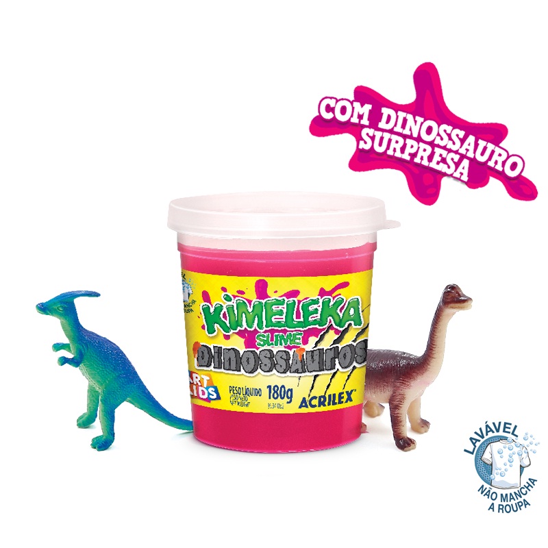 Kimeleka Slime ACRILEX - Dinossauros
