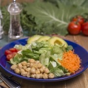 Salada Bowl arco-íris + molho italiano (200g)