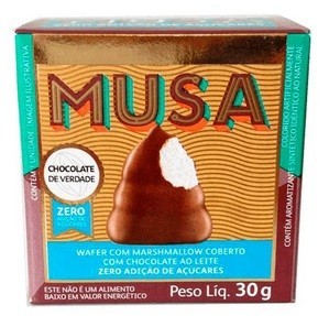 Chocolate GoldKo ao leite com marshmallow MUSA (30g)