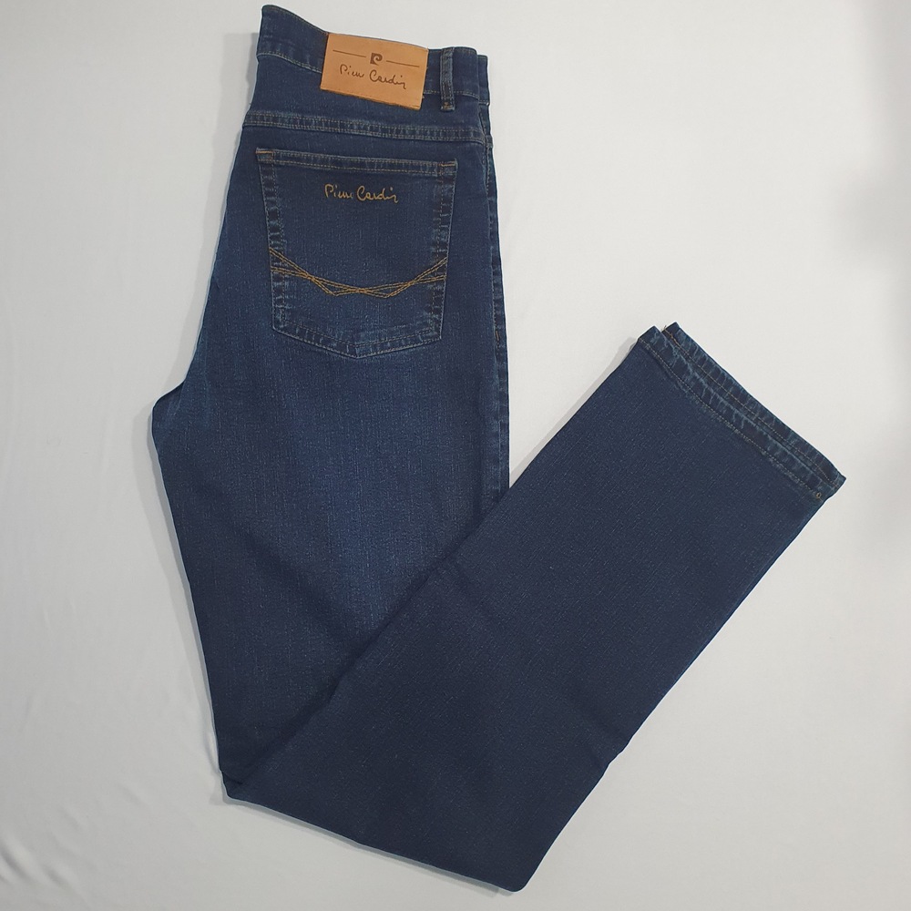 Calça Jeans Pierre Cardin Original Cintura Alta Tradicional  - Successful´Man - Moda Masculina