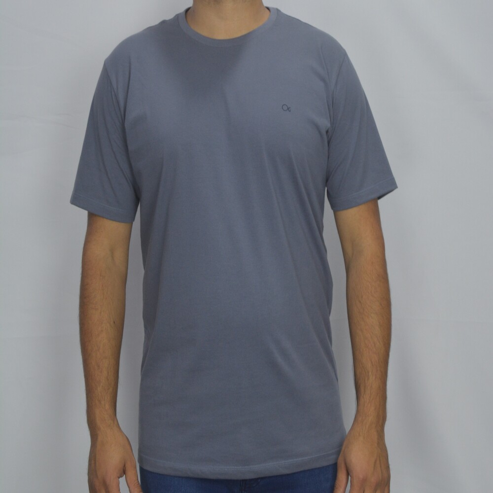 Camiseta T-shirt Slim Básica Ogochi - Cinza  - Successful´Man - Moda Masculina