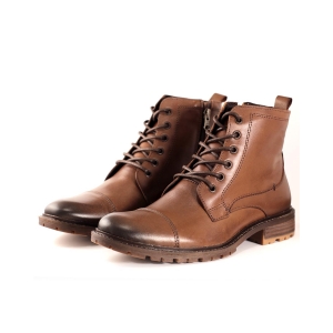BOTA MASCULINA TROY OLD FOSSIL BROWN - SHELTER