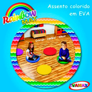 Assento Colorido EVA Violeta 35cm